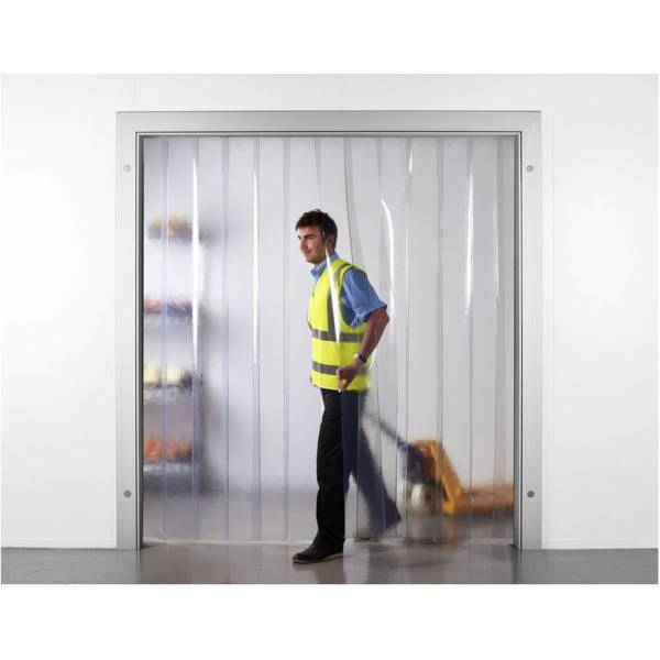 Porte Souple À Lanières Transparentes, Laniere Pour Porte avec Rideau Laniere Pvc Souple