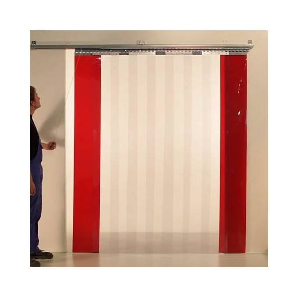 Porte Souple Pvc Coulissante – Kimply pour Rideau Laniere Pvc Souple