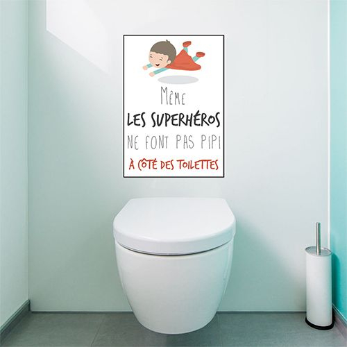 Poster De Déco Pour Enfant. Personnaliser Les Toilettes serapportantà Affiche Pour Toilette