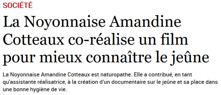 Presse – Le Jeûne – Le Film / Le Jeûne À La Croisée Des intérieur Chemin Jeunant