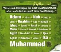 die 5 wichtigsten propheten im islam