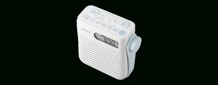 Radio De Douche Avec Haut-Parleur Blanc serapportantà Douche Avec Radio Intégrée