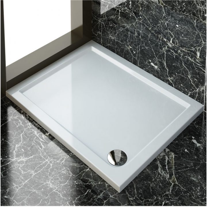 Receveur De Douche 70X120 Cm Plat Rectangulaire Bac À tout Grand Bac A Douche