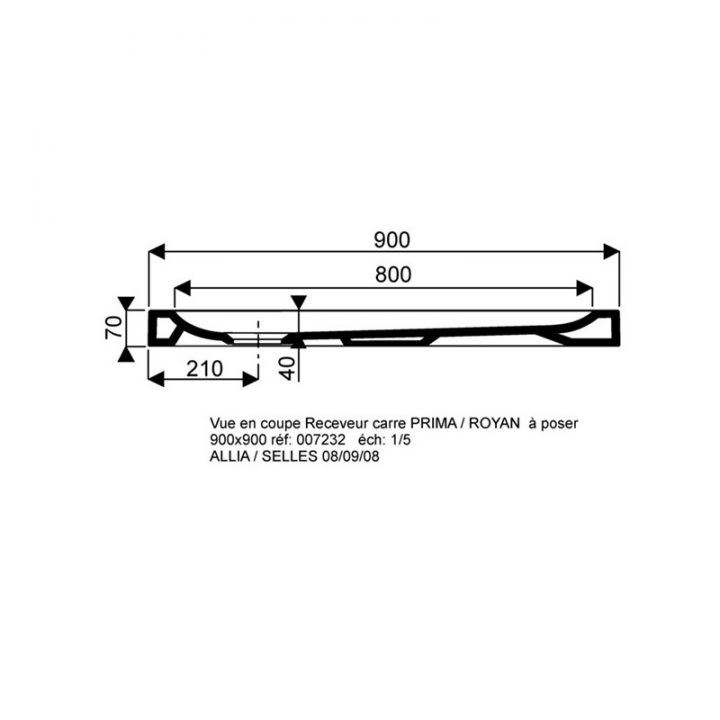 Receveur De Douche Bastia – Extra-Plat – À Encastrer Ou À tout Pose Receveur De Douche Extra Plat