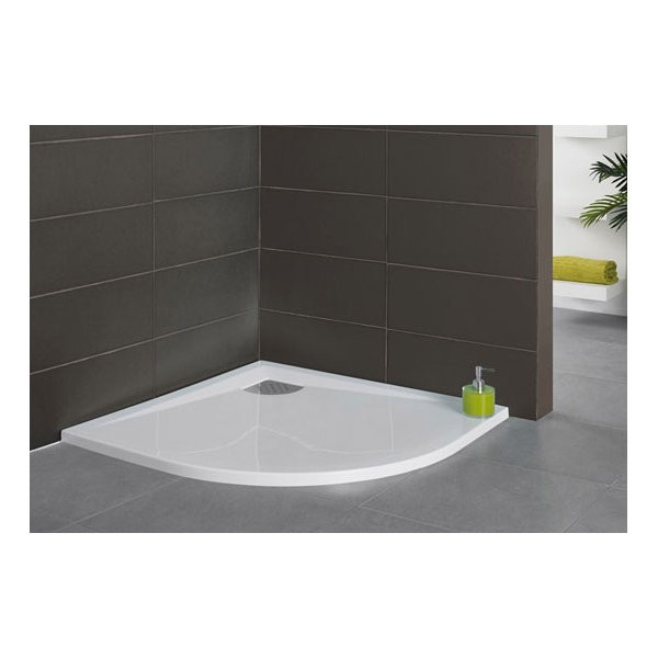 Receveur De Douche Kinesurf, 1/4 De Rond 100X100 Cm destiné Bac De Douche 100X100