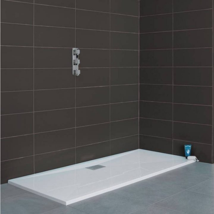 Receveur Kinesurf Extra-Plat Blanc 100 X 80 – Kinédo à Receveur Douche 120 80 Extra Plat