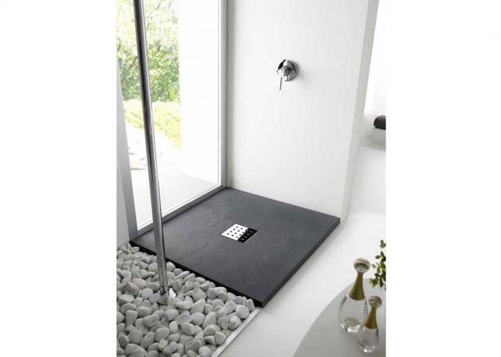 Receveur Pizarra, Receveur De Douche Rectangulaire 100X80 concernant Bac A Douche 100X80