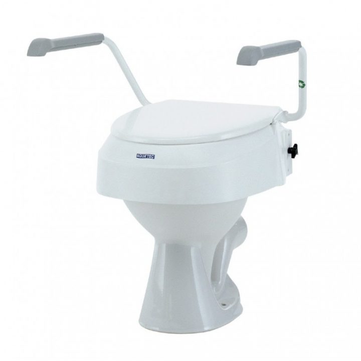 Réhausseur De Wc Avec Accoudoir – Réglable En Hauteur encequiconcerne Hauteur Toilette Handicapé