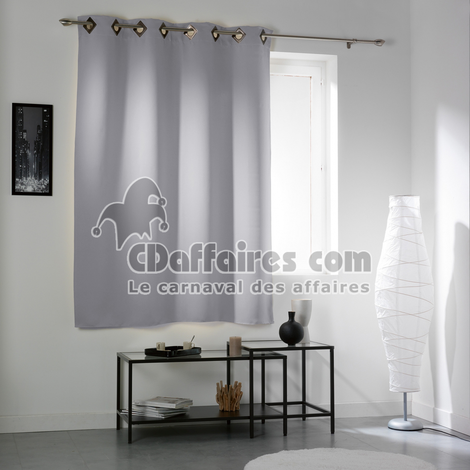 Rideau A Oeillets Carres 140 X 180 Cm Occultant Uni Cocoon avec Rideau Occultant Petite Hauteur