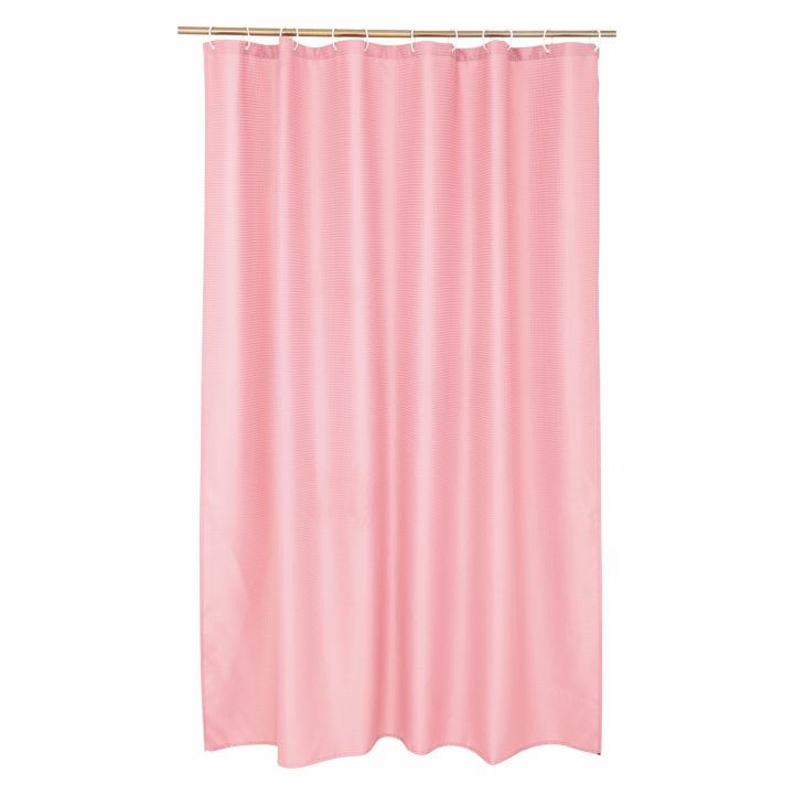 Rideau De Douche 180 X 200 Cm Polyester Diamant Rose destiné Rideau Occultant Rose Poudré