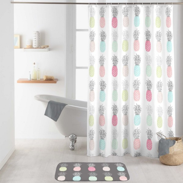 Rideau De Douche (200 Cm) Allonanas Multicolore à Zara Rideau De Douche