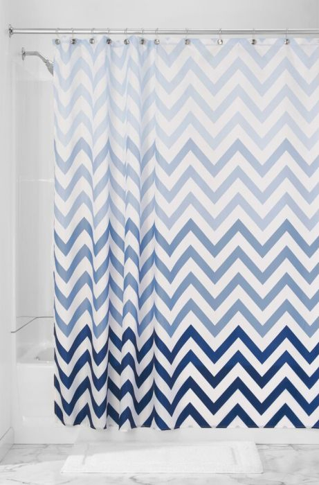 Rideau De Douche Motif Chevrons | Patrick Morin concernant Rideau De Douche Grande Hauteur