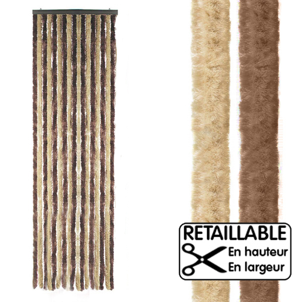 Rideau De Porte Chenille – Le Pilier dedans Rideau Portiere Chenille