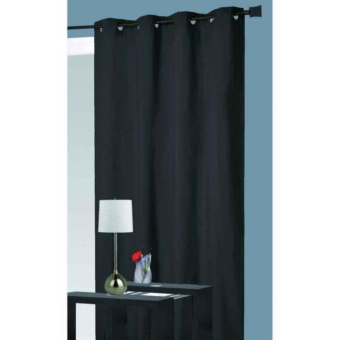 Rideau Isolant Thermique – Noir – 140 X 260 Cm – 100% serapportantà Rideau Thermique Pas Cher