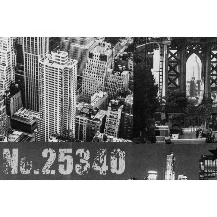 Rideau New York – Noir/Blanc – 280X135 Cm (1 Pièce) destiné Rideau New York City