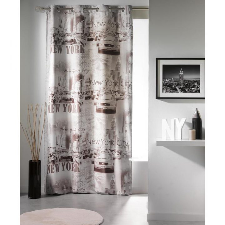 Rideau Occultant 140X260Cm "West Side" serapportantà Rideaux Led Pas Cher