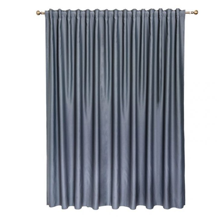 Rideau Occultant, Newblackout, Gris Foncé, L.300 X H.280 intérieur Rideaux Occultants 280 Cm