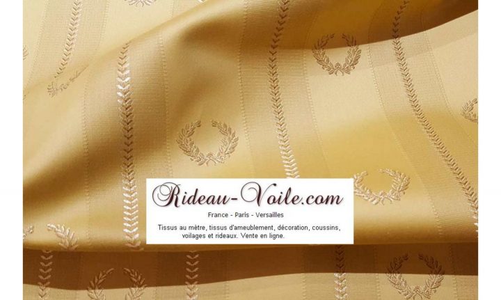 Rideau Sur Mesure Et Tissu Ameublement Au Mètre Style avec Tissu A Rideau Au Metre