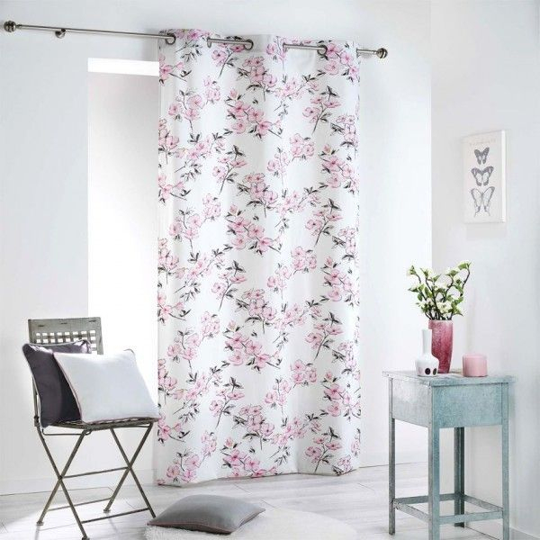 Rideau Tamisant (140 Cm X 280 Cm) Ashley Rose – Rideau concernant Rideau Scandinave Rose