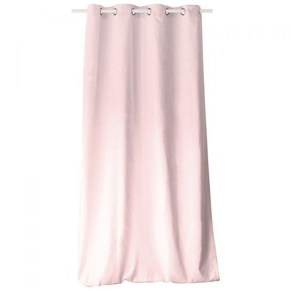 Rideau Tamisant (140 Cm X H240) Etna Rose Pâle – Rideau avec Rideau Rose Pale