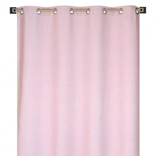 Rideau Tissu Jacquard Vieux Rose Obscurcissant concernant Rideau Velours Vieux Rose