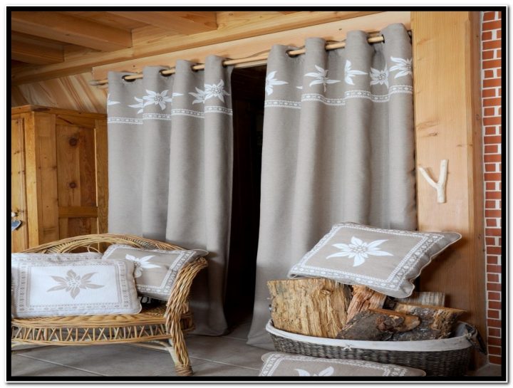 Rideaux Cuisine Style Chalet – Rideau : Idées De dedans Rideaux Style Chalet