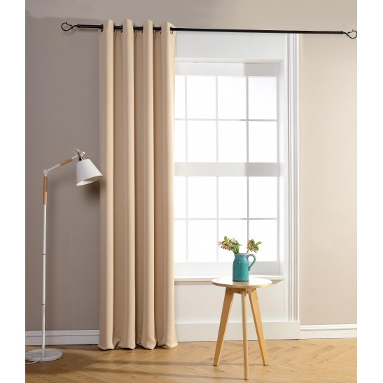 Rideaux Occultant Beige Clair 140 X 260 Cm avec Rideau Occultant Beige