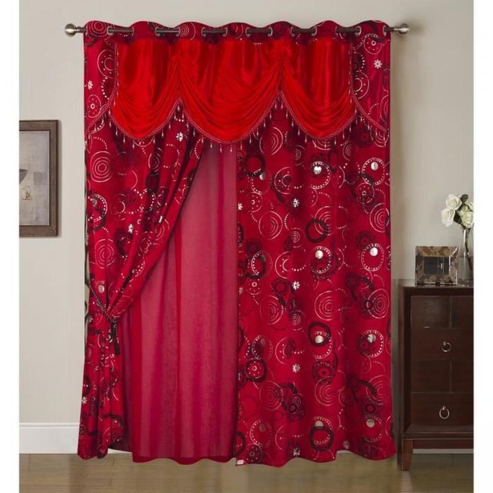 Rideaux Oriental Avec Passe Tringle 280 X 260 Cm – Grande intérieur Rideaux Grande Hauteur 300