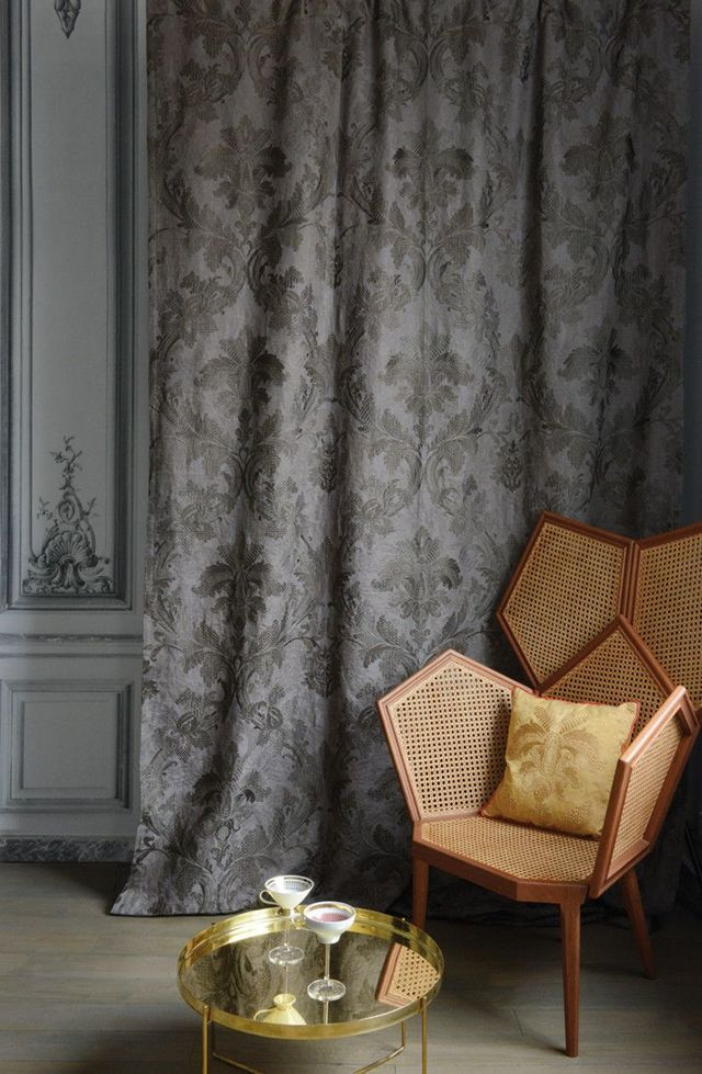 Rideaux Pour Le Salon : Sélection Déco – Côté Maison encequiconcerne Rideau Noir Et Blanc Baroque