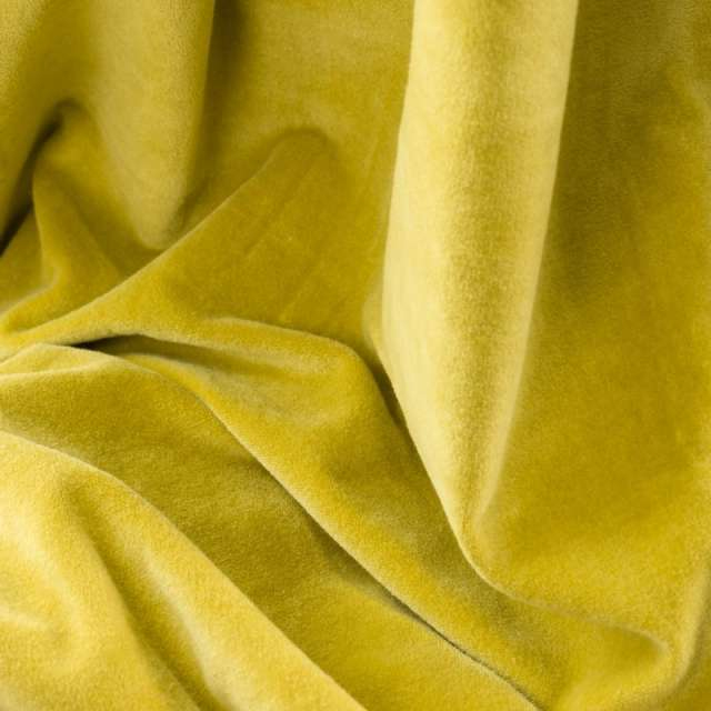 Rideaux Velours Jaune Citron En Fil D'Indienne Chez Cosy Déco avec Rideau Velours Blanc