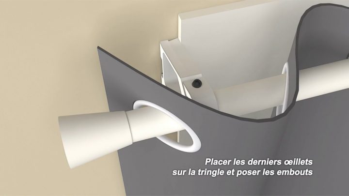 Ridorail Ib+ / Support De Tringle À Rideaux Pour Fenetre destiné Tringle A Rideau Pour Volet Roulant