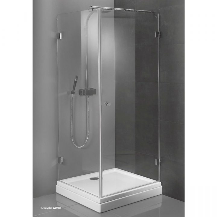 Riho Scandic M201 Cabine De Douche De Coin Avec Porte destiné Cabine De Douche Avec Musique