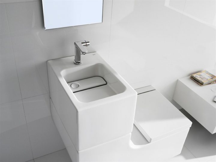 Roca W+W Lavabo Et Wc Suspendu dedans La Toilette Au Lavabo