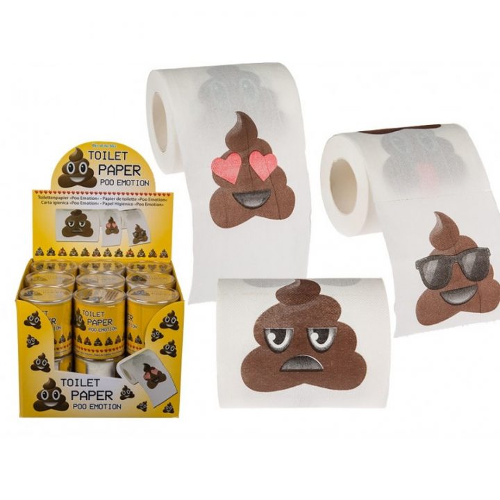 Rouleau Papier Toilette Emoji Caca tout Papier Toilette Personnalisé