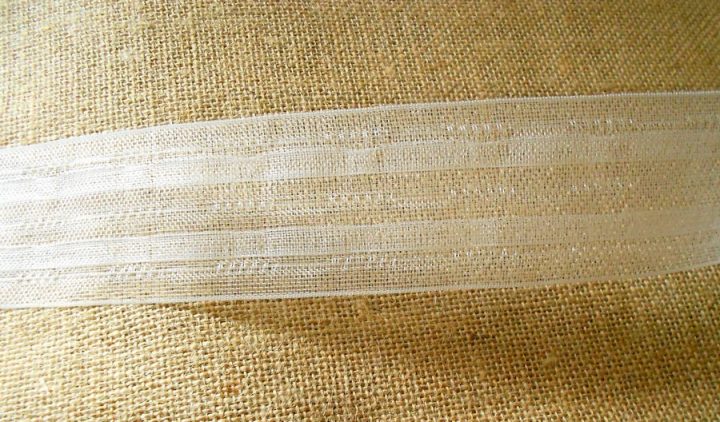 Ruban Fronceur Transparent 45Mm – Tissurama – Tissu D à Ruflette Rideaux Crochets