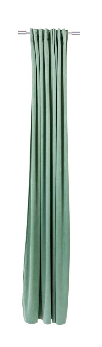 Saga Rideau Menthe Larg. 142 X Long. 250 Cm tout Rideau Vert Menthe