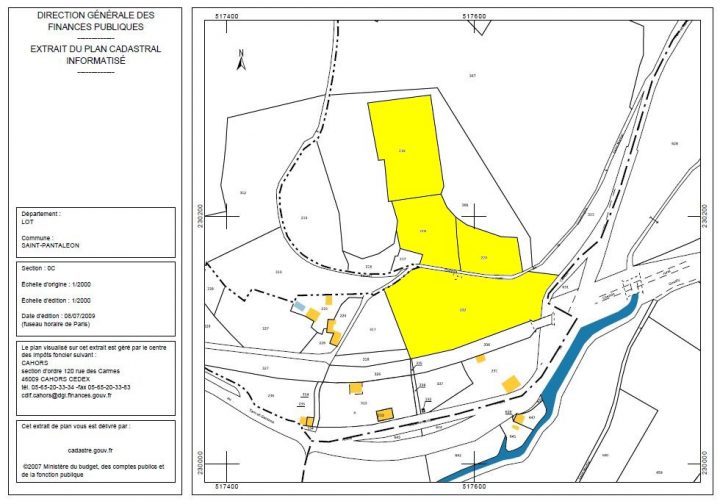 Saint-Pantaléon (Lot) : Informations Et Commentaires serapportantà Chemin Rural Cadastre