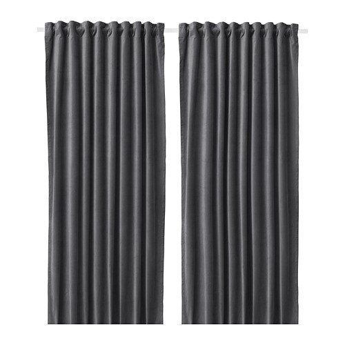 Sanela Rideaux Opaques, 2 Panneaux – 140X250 Cm – Ikea intérieur Rideaux Opaques