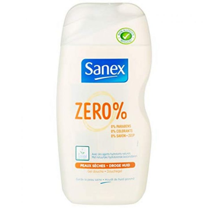 Sanex Zéro %- Gel Douche Peaux Sèches – 500 Ml serapportantà Gel Douche Dangereux Pour La Santé