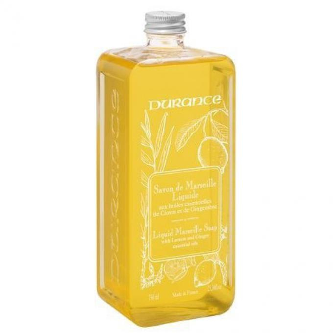 Savon De Marseille Liquide Citron-Gingembre 750 Ml Durance encequiconcerne Savon De Marseille Douche