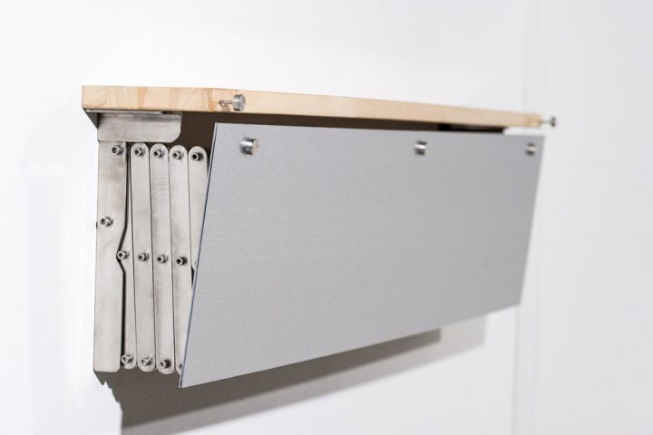 Séchoir Extensible Inox, Étagère Fixe, Tringle À Rideau concernant Tringle A Rideau Inox