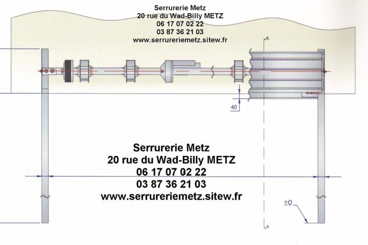 Serrurerie Metz – Rideaux Et Grilles avec Rideau Metallique Garage Prix