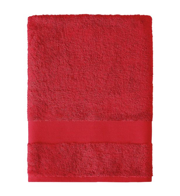 Serviette De Toilette Extrasoft Cerise 560² G/M² 50 X 100 serapportantà Linge De Toilette Jalla