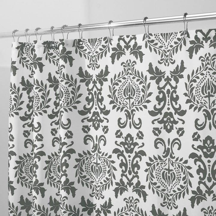 Sprchový Závěs Interdesign Damask, 180 X 200 Cm | Bonami serapportantà Rideau Noir Et Blanc Baroque