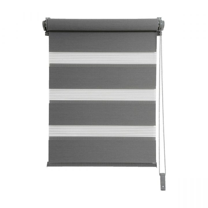 Store Enrouleur Tamisant Gris Anthracite 62X190Cm – Alinéa concernant Rideau Jour Et Nuit