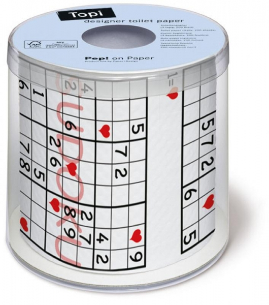 Sudoku Wc-Papier – Geschenkexpress.ch encequiconcerne Papier Toilette Sudoku