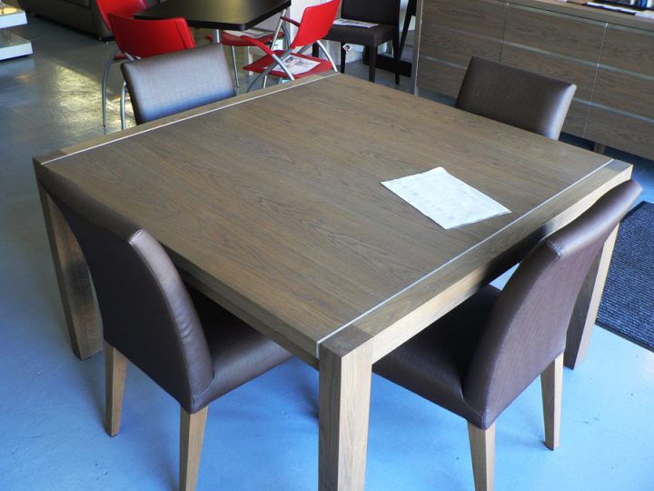 Table Carrée Avec Rallonges – Table Et Chaise Sur pour Table Salle A Manger Avec Rallonge Ikea