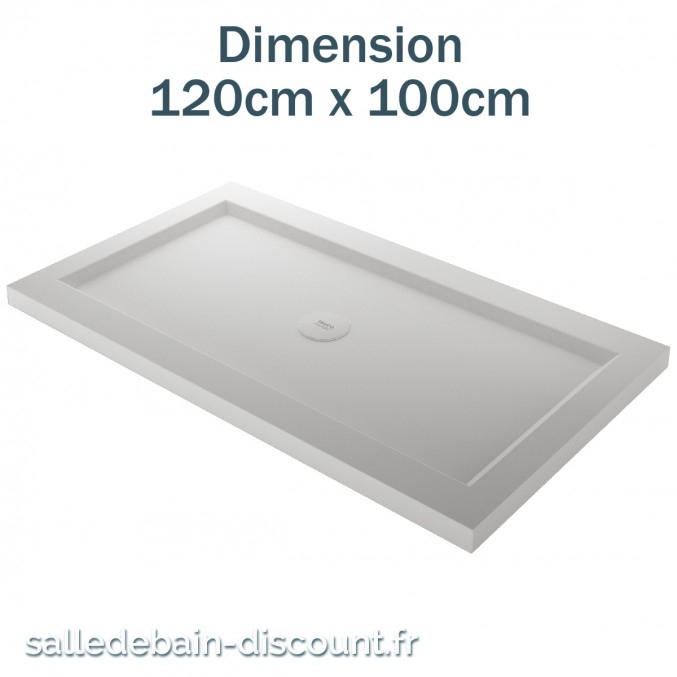 Teuco-Receveur De Douche Paper 120Cmx100Cm En Duralight avec Receveur Douche 120X100