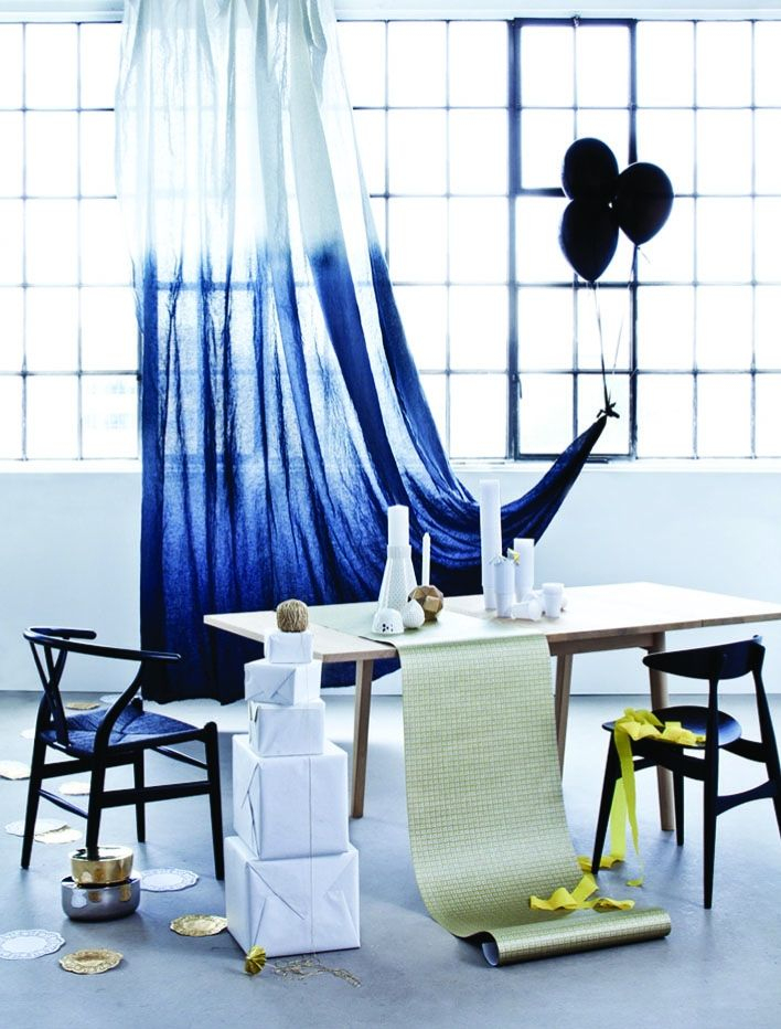 Tie Dyed Curtain | Blue Living Room, Dye Curtains, Tie Dye à Rideau Tie And Dye