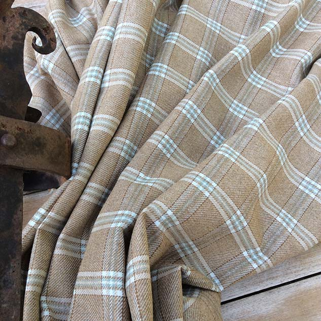 Tissu Tartan – Vente De Tissus Ameublement Au Metre Beige encequiconcerne Tissus Rideaux Au Mètre